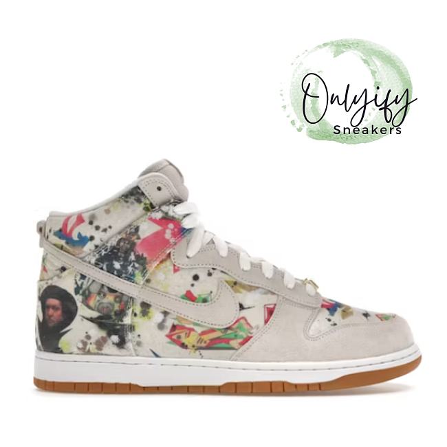 Nike SB Dunk High Supreme Rammellzee FD8779-100 - 1