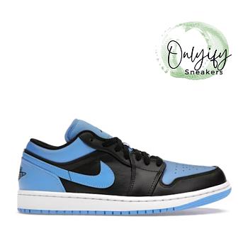 Air Jordan 1 Low Black University Blue 553558-041