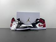 Air Jordan 1 Mid Gym Red Off Noir BQ6472-160 - 5