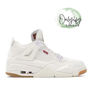 Air Jordan 4 Retro Levi's White (Levi's Tag) AO2571-100