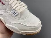 Air Jordan 4 Retro Levi's White (Levi's Tag) AO2571-100 - 2
