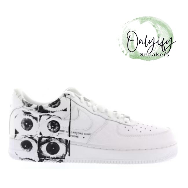 Nike Air Force 1 Low Supreme Comme des Garcons Shirt 923044-100 - 1