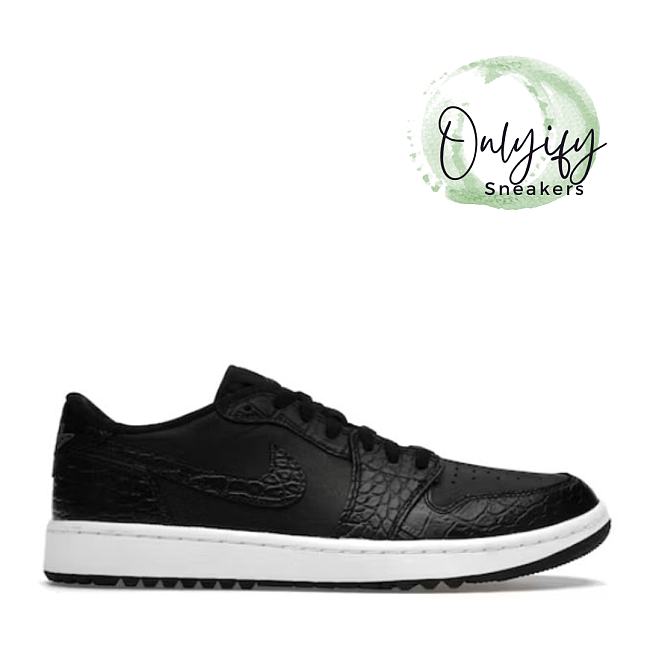 Air Jordan 1 Retro Low Golf Black Croc DD9315-003 - 1