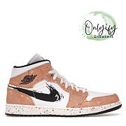 Air Jordan 1 Mid SE Brushstroke  DA8005-100 - 1