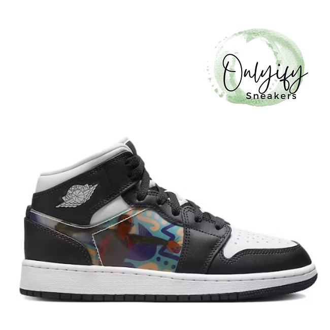 Air Jordan 1 Mid Hologram (GS)DR9495-001 - 1