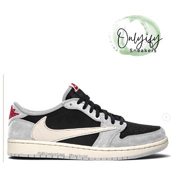 Air Jordan 1 Retro Low OG SP Travis Scott Reverse Black Grey DM7866-01