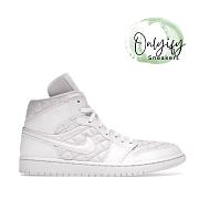 Air Jordan 1 Mid Quilted White (Women's) DB6078-100  - 1
