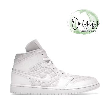 Air Jordan 1 Mid Quilted White (Women's) DB6078-100 