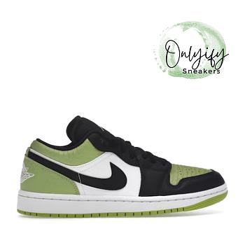 Air Jordan 1 Low Snakeskin Vivid Green (Women's) DX4446-301