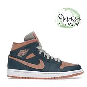 Air Jordan 1 Mid Dark Teal Green (Women's)  BQ6472-308 - 1