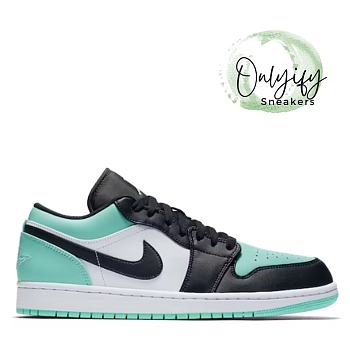 Air Jordan 1 Low Emerald Toe 553558-117