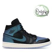 Air Jordan 1 Mid Iridescent Black (W) BQ6472-009 - 1