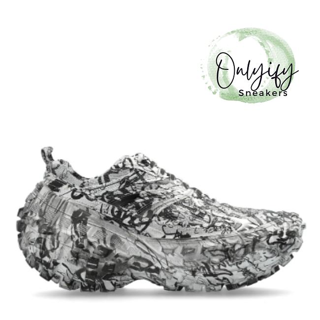 Balenciaga Bouncer graffiti-print sneakers 685613W2RG1 - 1