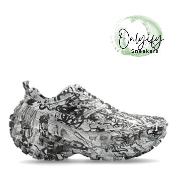Balenciaga Bouncer graffiti-print sneakers 685613W2RG1