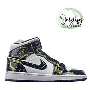 AIR JORDAN 1 Black Custom - 1
