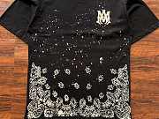AMIRI Black Bandana Bleach Logo T-Shirt - 3