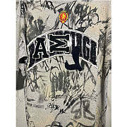 Balenciaga Women's Gray Skater Graffiti-print T-shirt - 2