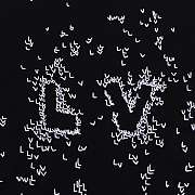 Louis Vuitton Spread Embroidery T-shirt Black 1AA53Y - 3