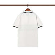 CHRISTIAN DIOR 2022 New Summer Cotton White Polo Shirts - 6