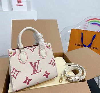 Louis Vuitton LV Onthego Summer Pink bag 18x15 cm