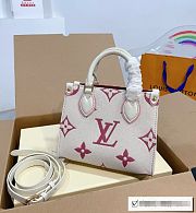 Louis Vuitton LV Onthego Summer Pink bag 18x15 cm - 6