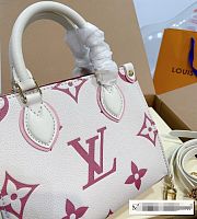 Louis Vuitton LV Onthego Summer Pink bag 18x15 cm - 5