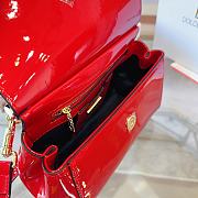 Dolce & Gabbana Small Polished Calfskin Sicily Bag 'Red' BB7117A10378M307 size 23 - 6