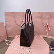 Miu Miu 5BA284_2DDJ_F0002_V_OOO black IVY leather bag M1 38cm x 30cm - 3