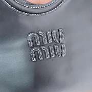 Miu Miu 5BA284_2DDJ_F0002_V_OOO black IVY leather bag M1 38cm x 30cm - 5