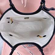 Miu Miu 5BA284_2DDJ_F0002_V_OOO black IVY leather bag M1 38cm x 30cm - 6