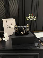 Chanel Mini Flap Bag 2021 Black 20cm x 12cm - 1