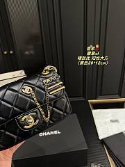Chanel Mini Flap Bag 2021 Black 20cm x 12cm - 2