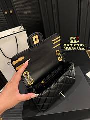 Chanel Mini Flap Bag 2021 Black 20cm x 12cm - 3
