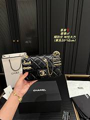 Chanel Mini Flap Bag 2021 Black 20cm x 12cm - 5