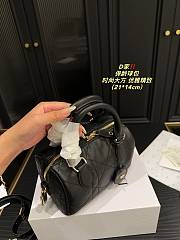 Dior Groove 16 Mini Bag Black Macrocannage Calfskin - 2