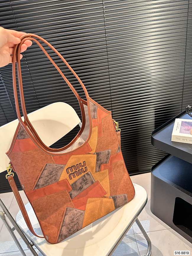 Miu Miu IVY leather patchwork bag 36cm x 30cm - 1