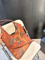 Miu Miu IVY leather patchwork bag 36cm x 30cm - 4