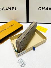 LV Zippy Wallet Turtledove Monogram Empreinte Beige 19cm x 10cm - 6