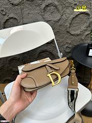 Dior women's saddle bag brown 20cm x 17cm - 6