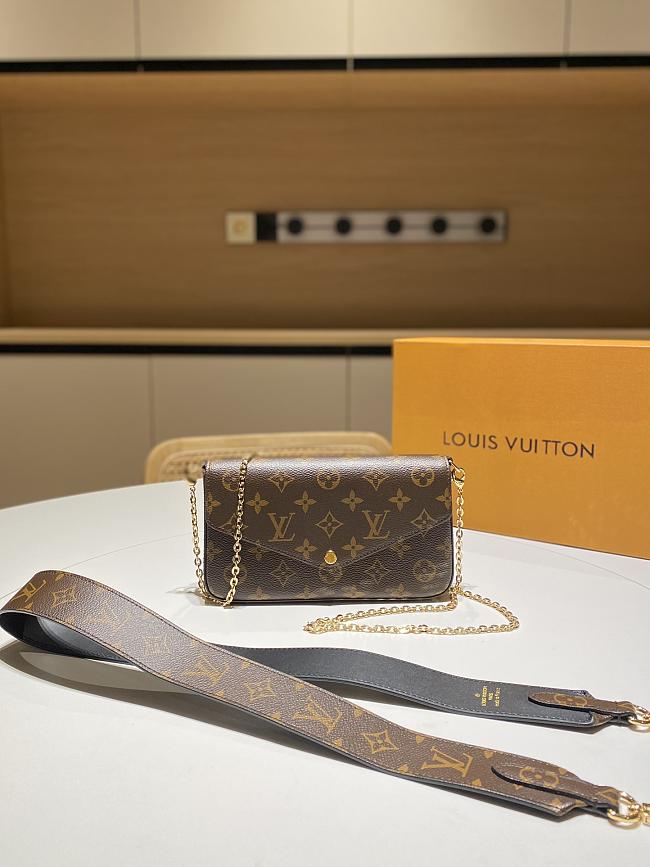 Louis Vuitton FELICIE chain bag 21cm x 12cm x 3 cm - 1