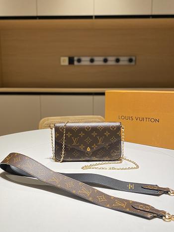 Louis Vuitton FELICIE chain bag 21cm x 12cm x 3 cm