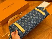LOUIS VUITTON CARRYALL BAG Denim 38cm x 29cm - 2
