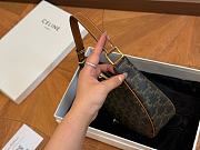 Celine Ava Bag In Triomphe Canvas And Calfskin 23cm - 5