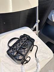 Chanel Full Black P145 20cm x 12cm - 2