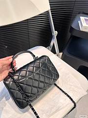 Chanel Full Black P145 20cm x 12cm - 4