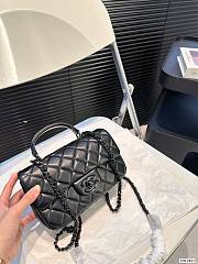 Chanel Full Black P145 20cm x 12cm - 6