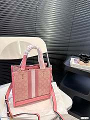 Coach Dempsey Tote Pink Bag 22cm x 21cm - 4