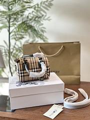 Burberry Ered\N\Nmini Checkered Bowling Bag 20cm - 3
