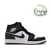 Air Jordan 1 Mid Black White Iron Grey DQ8426-001 - 1