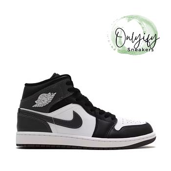 Air Jordan 1 Mid Black White Iron Grey DQ8426-001